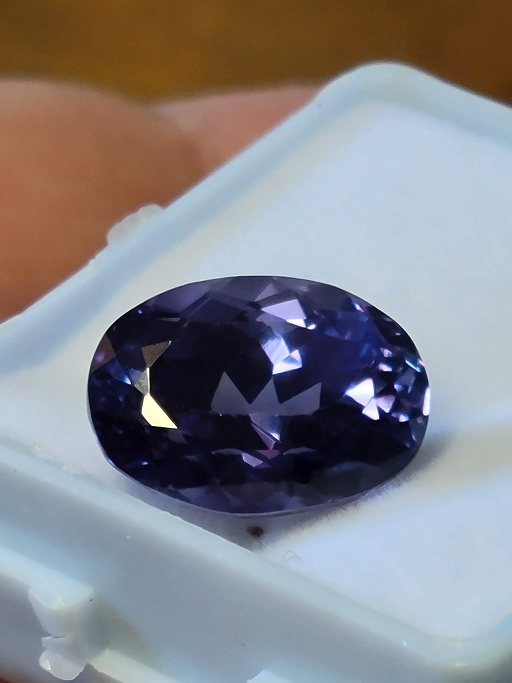 Natural Color Changing Alexandrite Gemstone Opal Cut 6.40ct - Picture 2 of 7